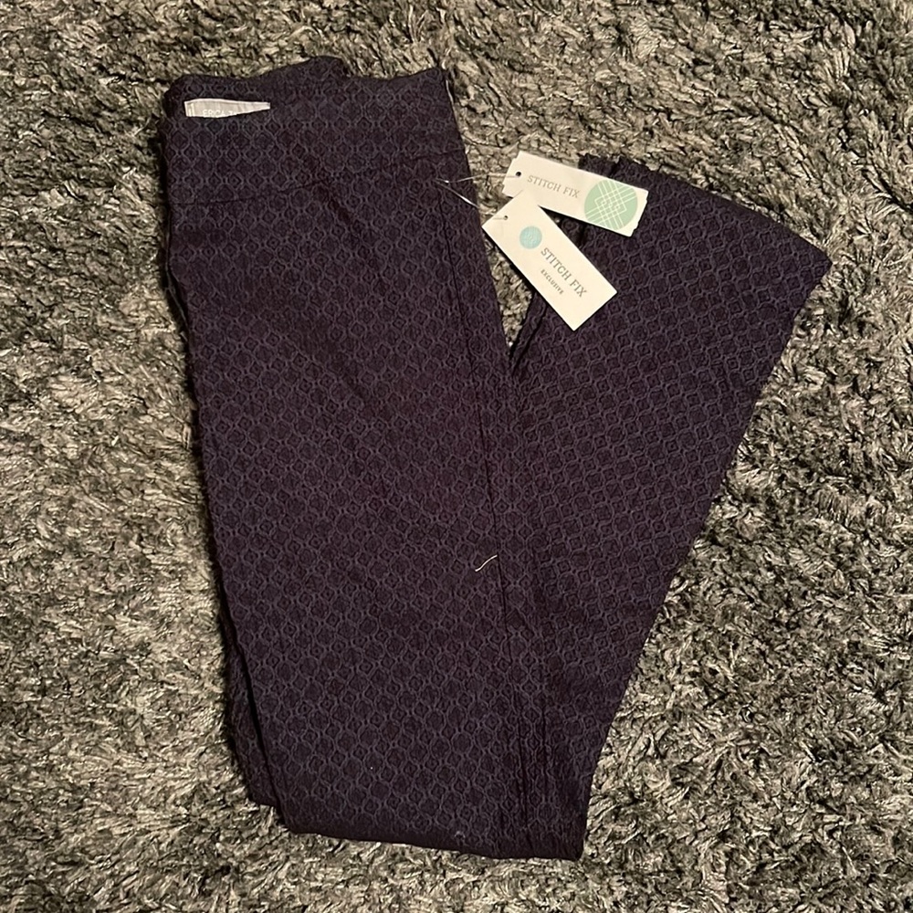 Printed Straight Leg Pant